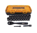 23 Piece 3/8 in Drive Deep Combination Impact Socket Set