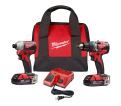M18™Compact Brushless Drill Driver/Impact Driver Combo Kit