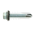 1/4"-14 X 1 Hex Head, Zinc Plated Tek Screw