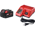 Battery Charger - 12V & 18V Li-Ion - KIT - One (1) 3.0 Ah Battery