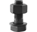 Structural Bolt 1/2" UNC - w/A563 DH Nut / Plain A325