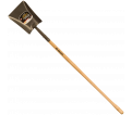 Square Point Shovel - Long Handle - Steel / GFS2L *PRO