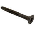 Flat Head #12 Robertson Wood Screws / Lubricized® (BULK)