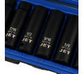 8 PC 3/8" DR Deep SAE Impact Socket Set - 6 Point - *JET