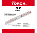 6 in. 14 TPI THE TORCH™ SAWZALL® Blades 5PK