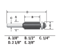 3/8 In. x 1/2 In. Carbide Tipped 2-Flute Flush Trim Bit