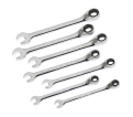7-Piece Combination Ratcheting Wrench Set (Metric)