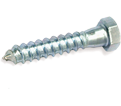 Hex Head Lag Screws 3/4" Dia. - Grade 2 / Zinc