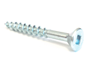 Flat 4 Lug Head #6 Robertson Wood Screws / Zinc (BULK)