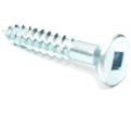 Flat Head #5 Robertson Wood Screws / Zinc (PKG)