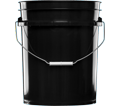 Plastic Bucket - 20 L - Black / 5 GALLON