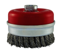 4 x 5/8-11 NC Knot Banded Cup Brush - *JET