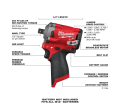 M12 FUEL™ Stubby 1/2 in. Pin Impact Wrench