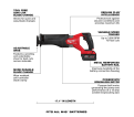M18 FUEL™ SAWZALL® Recip Saw - 1 Battery XC5.0 Kit