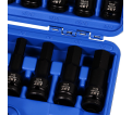 16 PC 1/2" DR SAE/Metric Hex Bit Impact Socket Set - *JET