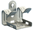 Bottom Mount Hammer-On Flange Clip - 1/8" – 1/4" - Spring Steel / M24 *CADDY®ARMOUR