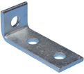 1-2 Hole Corner Short Angle Bracket - 4 1/8" - Steel / L200000EG *ELECTROGALVANIZED