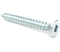 Flat Head #4 Robertson Wood Screws / Zinc (PKG)