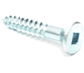 Flat Head #12 Robertson Wood Screws / Zinc (PKG)
