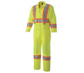 Hi-Viz Traffic Safety Coveralls - Hi-Viz Yellow/Green - L - *PIONEER