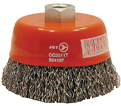 4" - Cup Brush - 0.020" Crimped Wire
