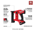 M18 FUEL™ 18 Gauge 1/4 in. Narrow Crown Stapler Kit