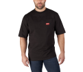 Heavy Duty Pocket T-Shirt - Short Sleeve - Black 2X