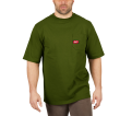 Heavy Duty Pocket T-Shirt - Short Sleeve - Green XL