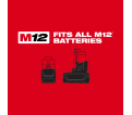 M12 FUEL 1/4 in. Hex Impact Driver Kit