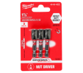 SHOCKWAVE Impact Duty™ 1/4” x 1-7/8” Magnetic Nut Driver 3PK