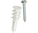 Drywall Anchor - #6 - Plastic / 64 Series *MINI TWIST-N-LOCK