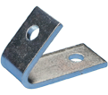 1-1 Hole Closed Corner Angle Bracket - 45° - Steel / L470450EG *ELECTROGALVANIZED