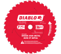 7-1/4 in. x 36 Tooth Wood & Metal Carbide Saw Blade