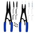 Pliers- Snap Ring - Ratcheting - Heavy Duty - Set - 10-1/2" - *JET