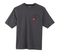 Heavy Duty Pocket T-Shirt - Short Sleeve - Gray M